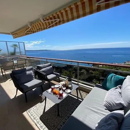 Super Cannes Front De Luxueux Vue Unique Vallauris